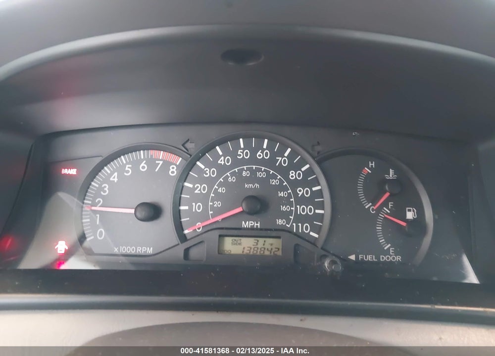 2008 TOYOTA COROLLA CE VIN: 2T1BR32EX8C865228