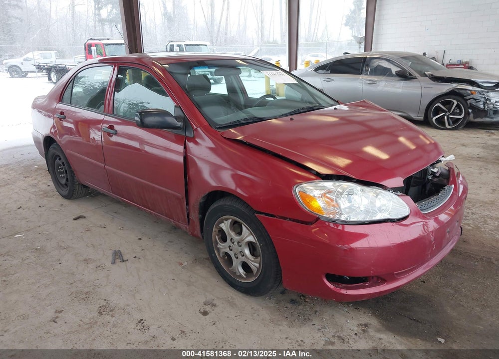 2008 TOYOTA COROLLA CE VIN: 2T1BR32EX8C865228