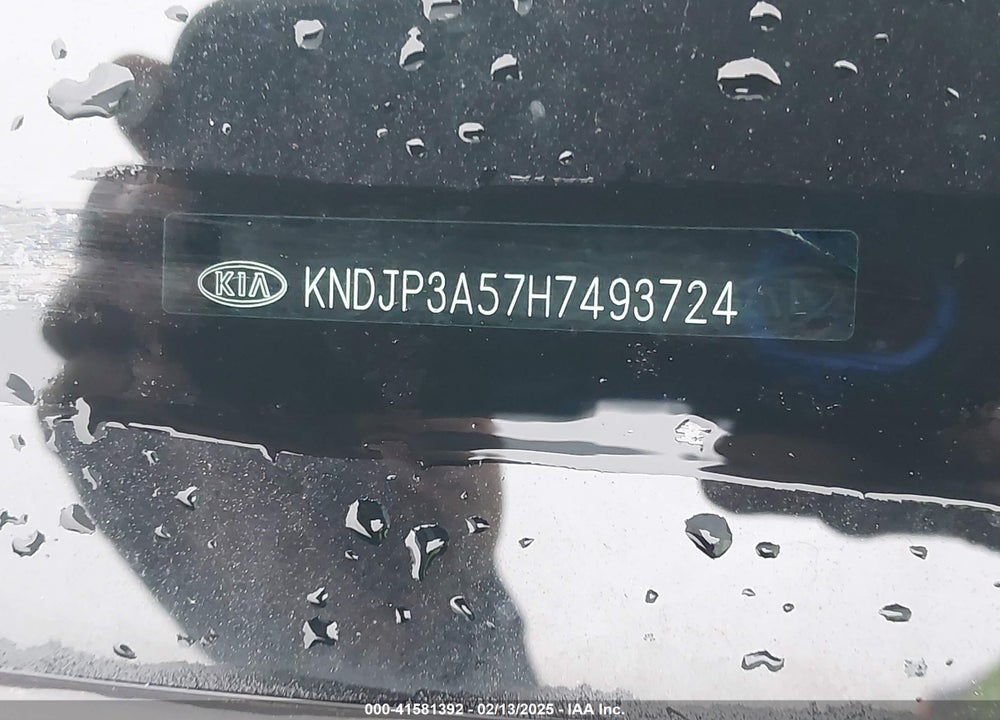 2017 KIA SOUL VIN: KNDJP3A57H7493724
