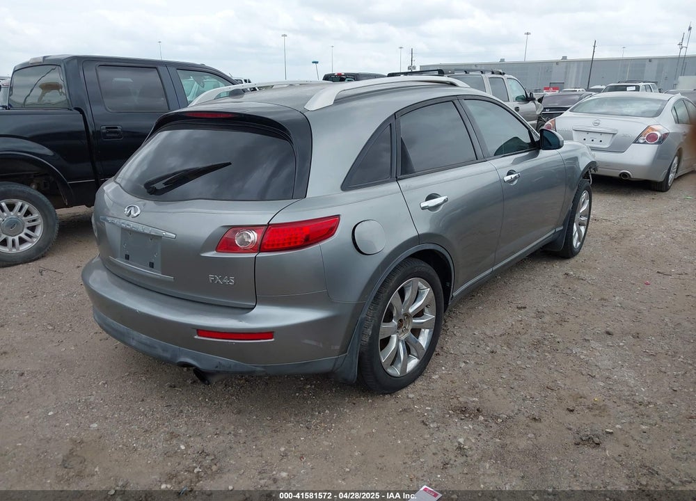 2004 INFINITI FX45 VIN: JNRBS08W74X402851