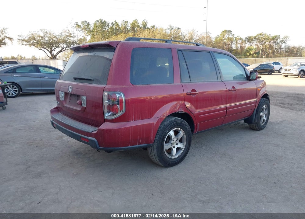 2006 HONDA PILOT EX-L VIN: 5FNYF28726B044736