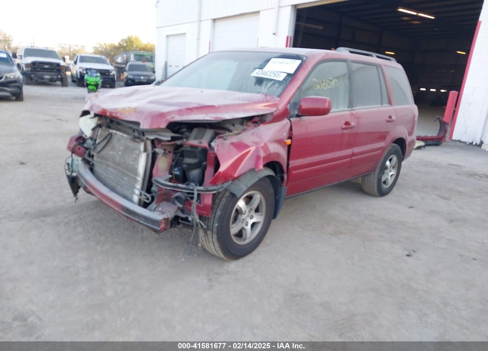2006 HONDA PILOT EX-L VIN: 5FNYF28726B044736