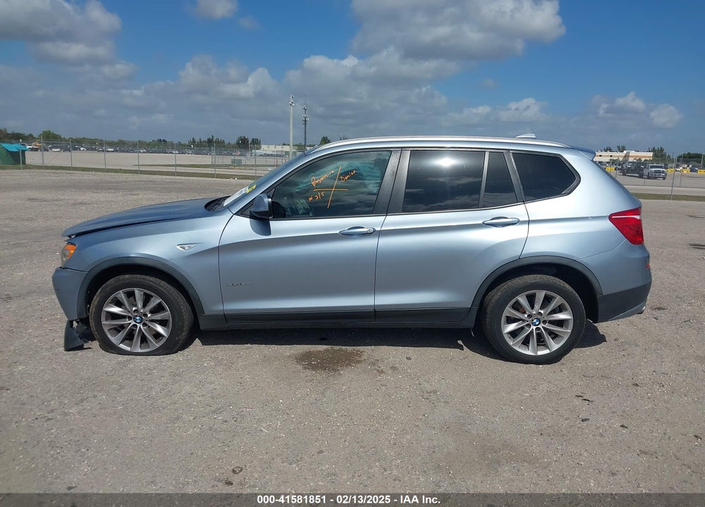 2014 BMW X3 XDRIVE28I VIN: 5UXWX9C53E0D33500