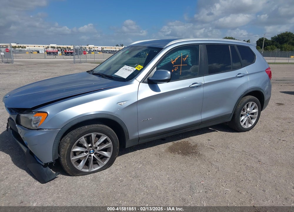 2014 BMW X3 XDRIVE28I VIN: 5UXWX9C53E0D33500