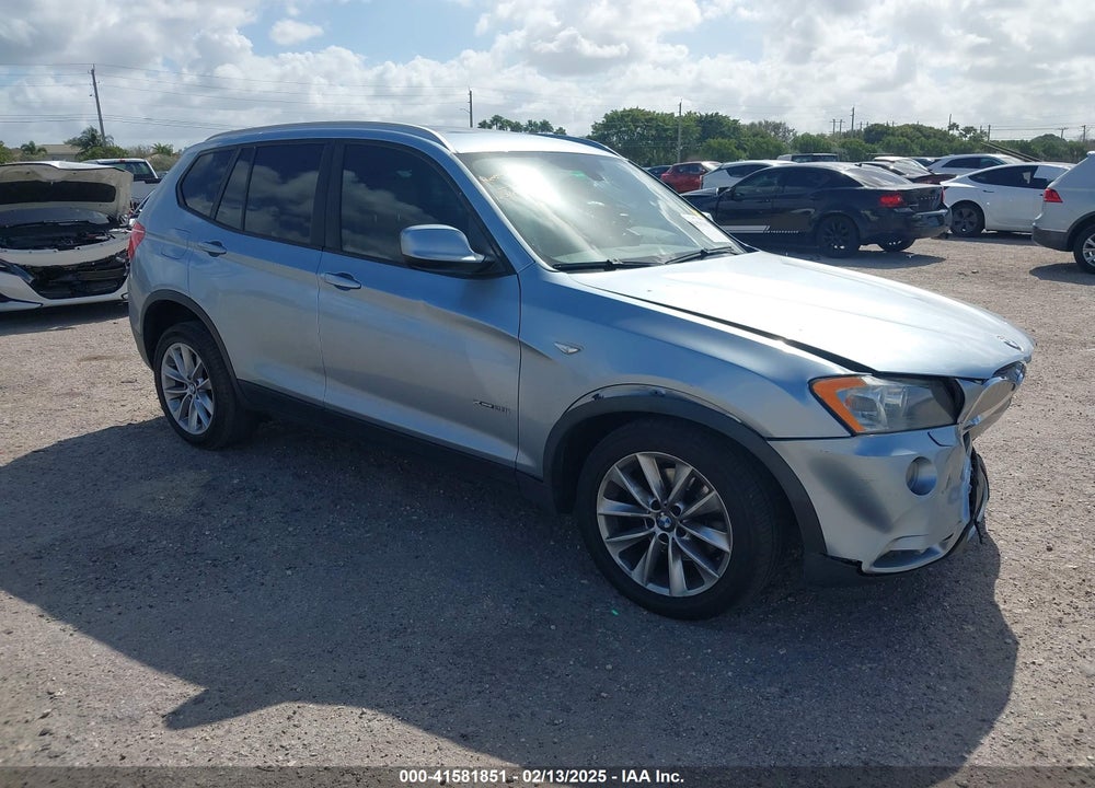 2014 BMW X3 XDRIVE28I VIN: 5UXWX9C53E0D33500
