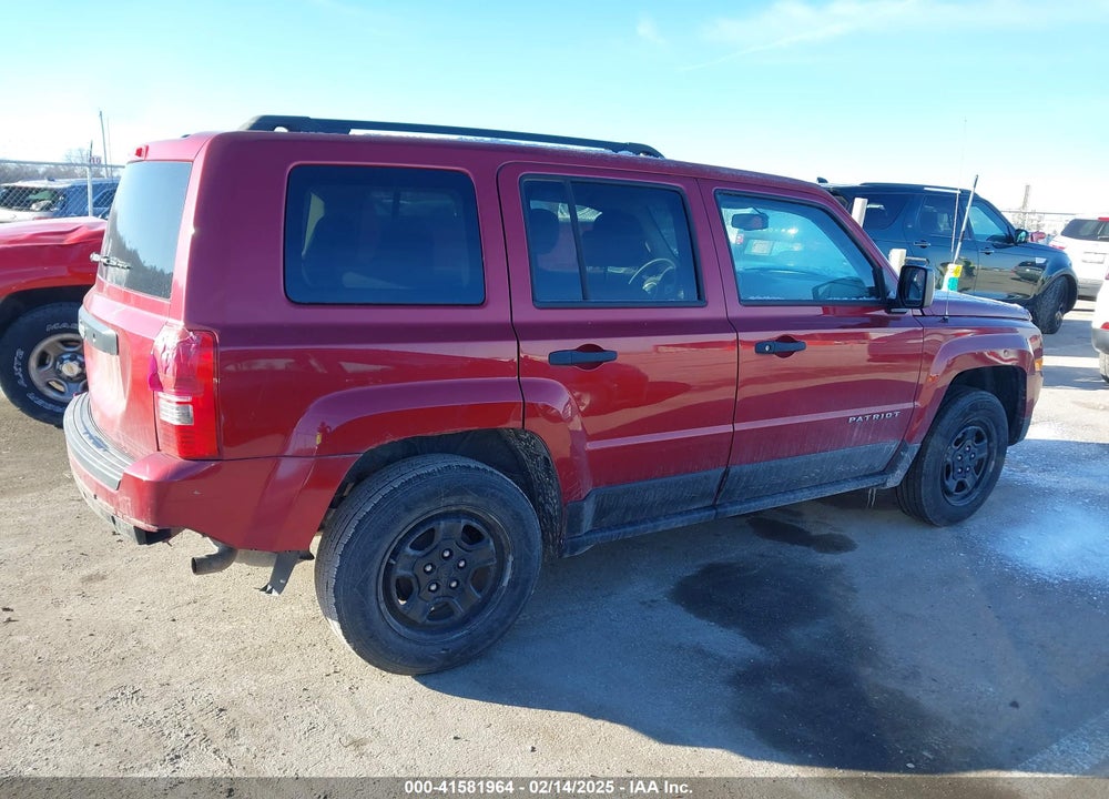 2017 JEEP PATRIOT VIN: 1C4NJPBA4HD209814
