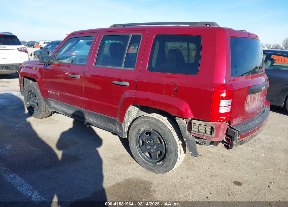 2017 JEEP PATRIOT VIN: 1C4NJPBA4HD209814