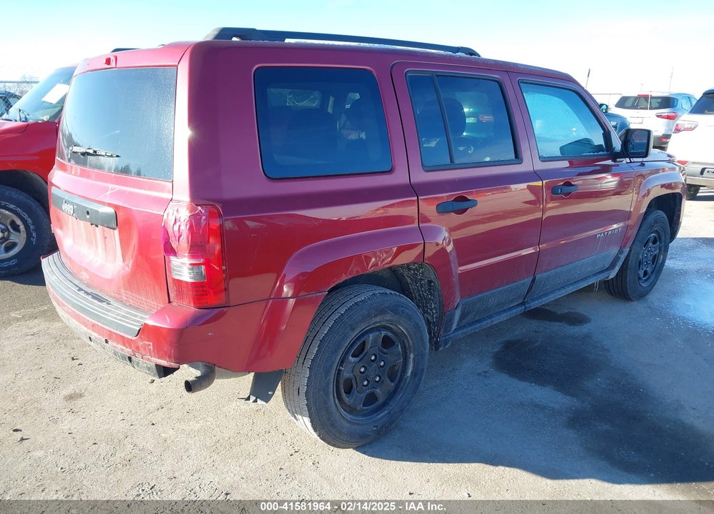 2017 JEEP PATRIOT VIN: 1C4NJPBA4HD209814