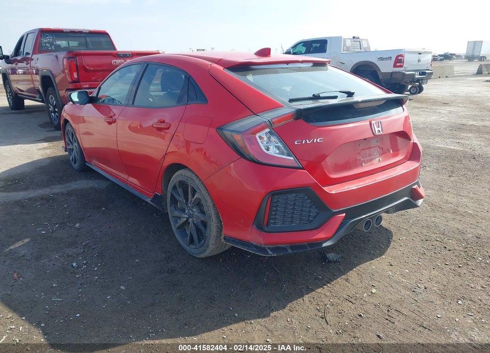 2017 HONDA CIVIC HATCHBACK VIN: SHHFK7H47HU232515