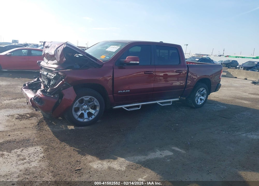 2022 RAM 1500 LONE STAR 4X4 5'7 BOX VIN: 1C6SRFFM2NN391200