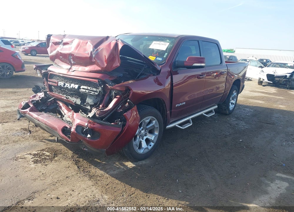 2022 RAM 1500 LONE STAR 4X4 5'7 BOX VIN: 1C6SRFFM2NN391200