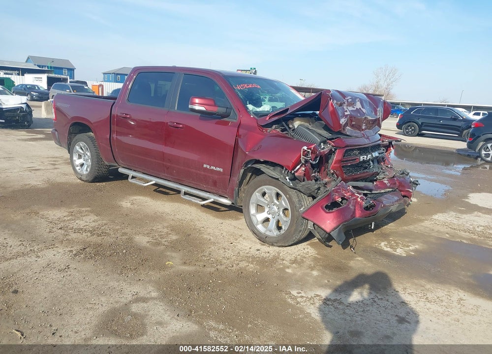 2022 RAM 1500 LONE STAR 4X4 5'7 BOX VIN: 1C6SRFFM2NN391200