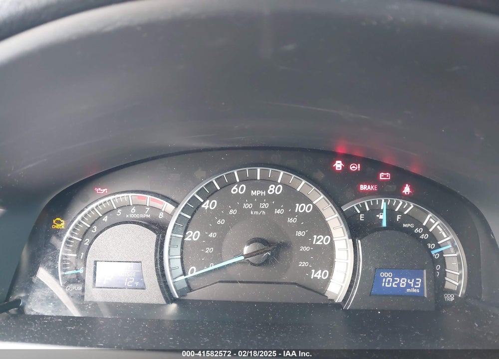 2012 TOYOTA CAMRY VIN: 4T1BF1FK2CU121031