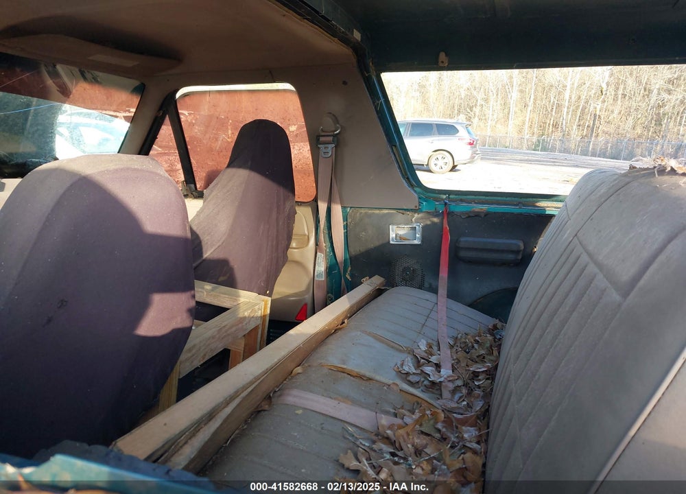 1996 FORD BRONCO U100 VIN: 1FMEU15H4TLA86037