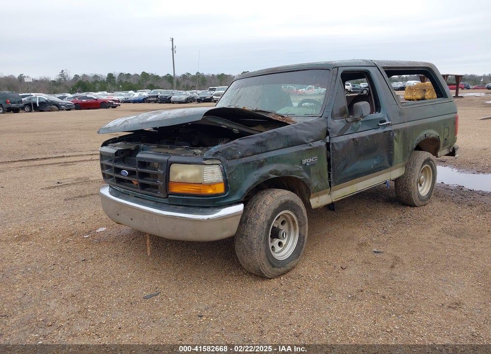 1996 FORD BRONCO U100 VIN: 1FMEU15H4TLA86037