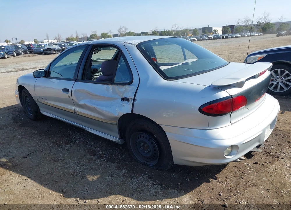 2002 PONTIAC SUNFIRE SE VIN: 1G2JB524627100243