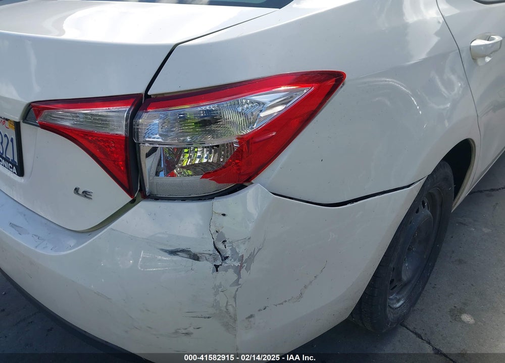 2016 TOYOTA COROLLA VIN: 5YFBURHE8GP483951
