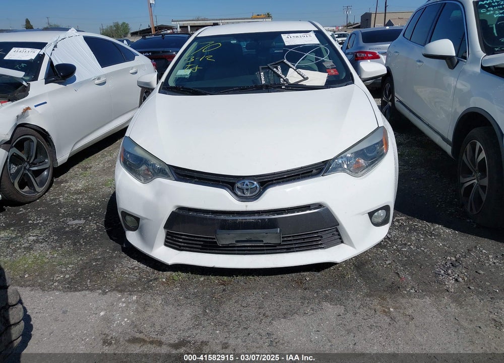 2016 TOYOTA COROLLA VIN: 5YFBURHE8GP483951