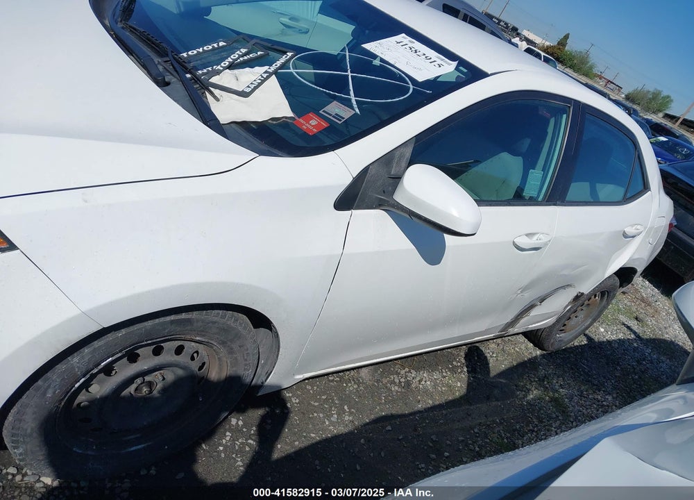 2016 TOYOTA COROLLA VIN: 5YFBURHE8GP483951