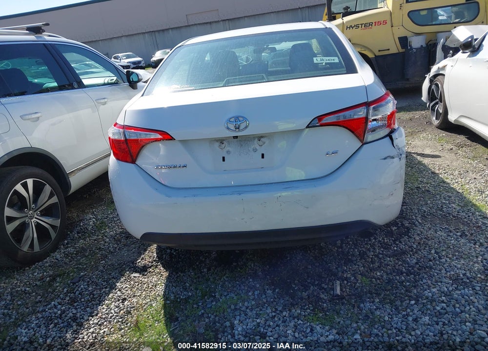 2016 TOYOTA COROLLA VIN: 5YFBURHE8GP483951