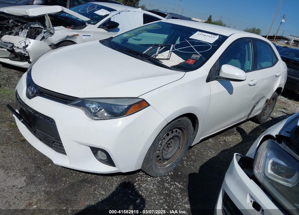 2016 TOYOTA COROLLA VIN: 5YFBURHE8GP483951