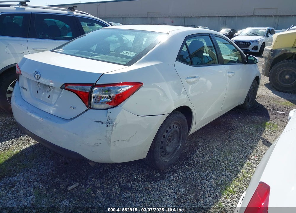 2016 TOYOTA COROLLA VIN: 5YFBURHE8GP483951