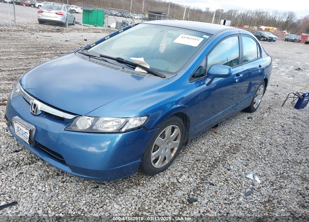 2008 HONDA CIVIC LX VIN: 1HGFA16508L113877