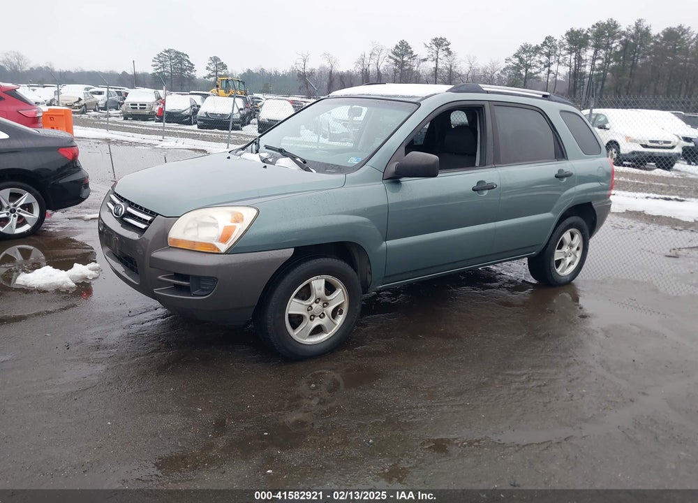 2008 KIA SPORTAGE LX VIN: KNDJF724687456941