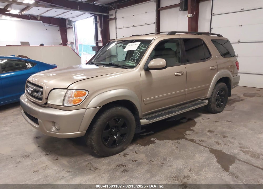 2002 TOYOTA SEQUOIA SR5 V8 VIN: 5TDBT44A52S134819