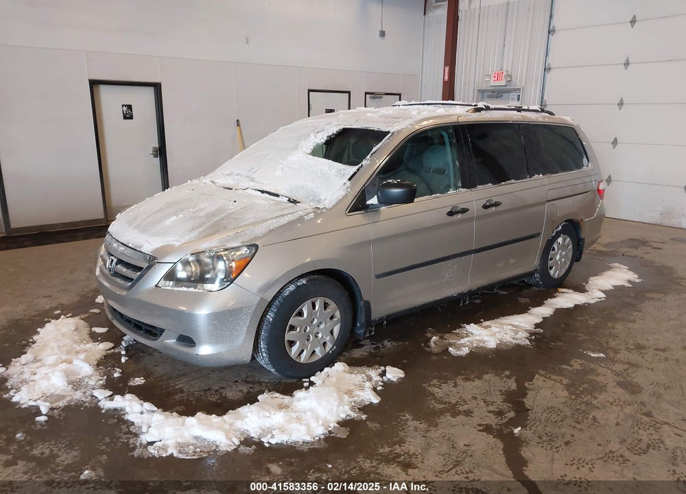 2006 HONDA ODYSSEY LX VIN: 5FNRL38276B129689