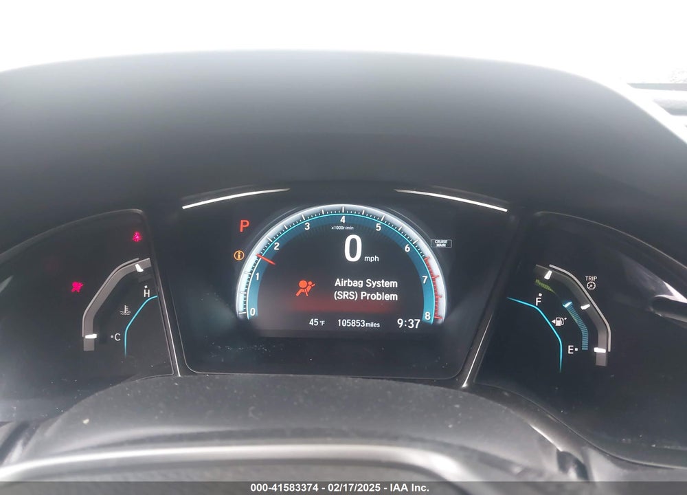 2018 HONDA CIVIC VIN: SHHFK7H51JU400681