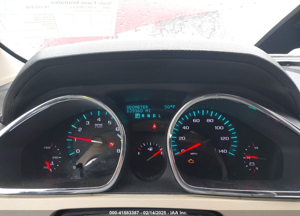 2009 CHEVROLET TRAVERSE LTZ VIN: 1GNEV33D49S171222
