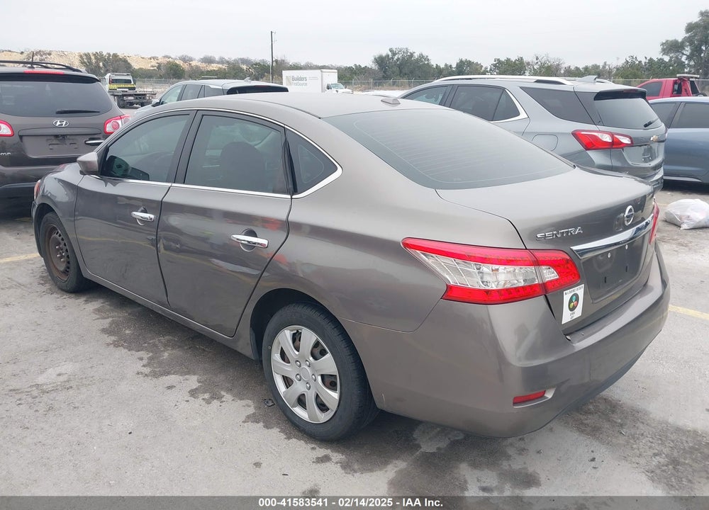 2015 NISSAN SENTRA SV VIN: 3N1AB7AP1FL637478