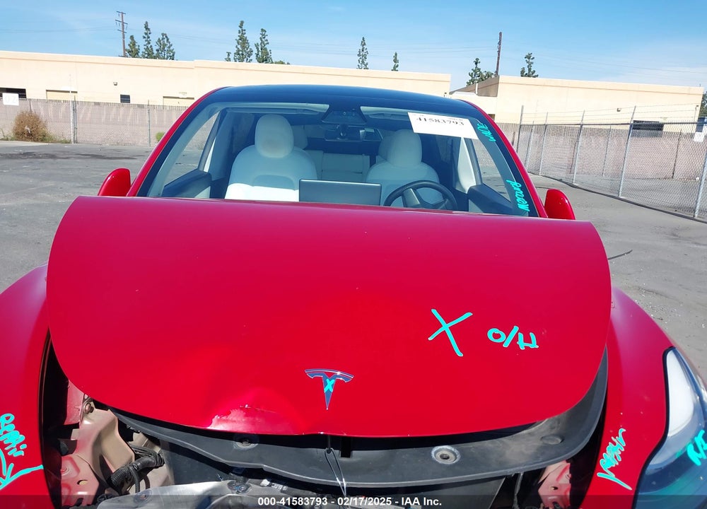 2021 TESLA MODEL Y VIN: 5YJYGDEF4MF092062