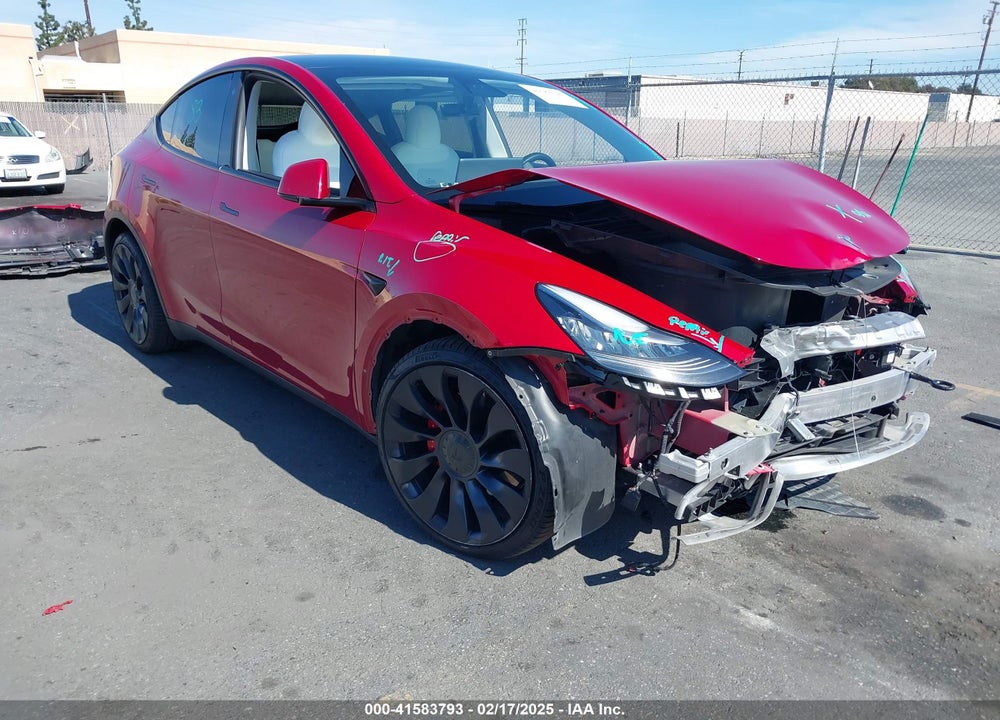 2021 TESLA MODEL Y VIN: 5YJYGDEF4MF092062