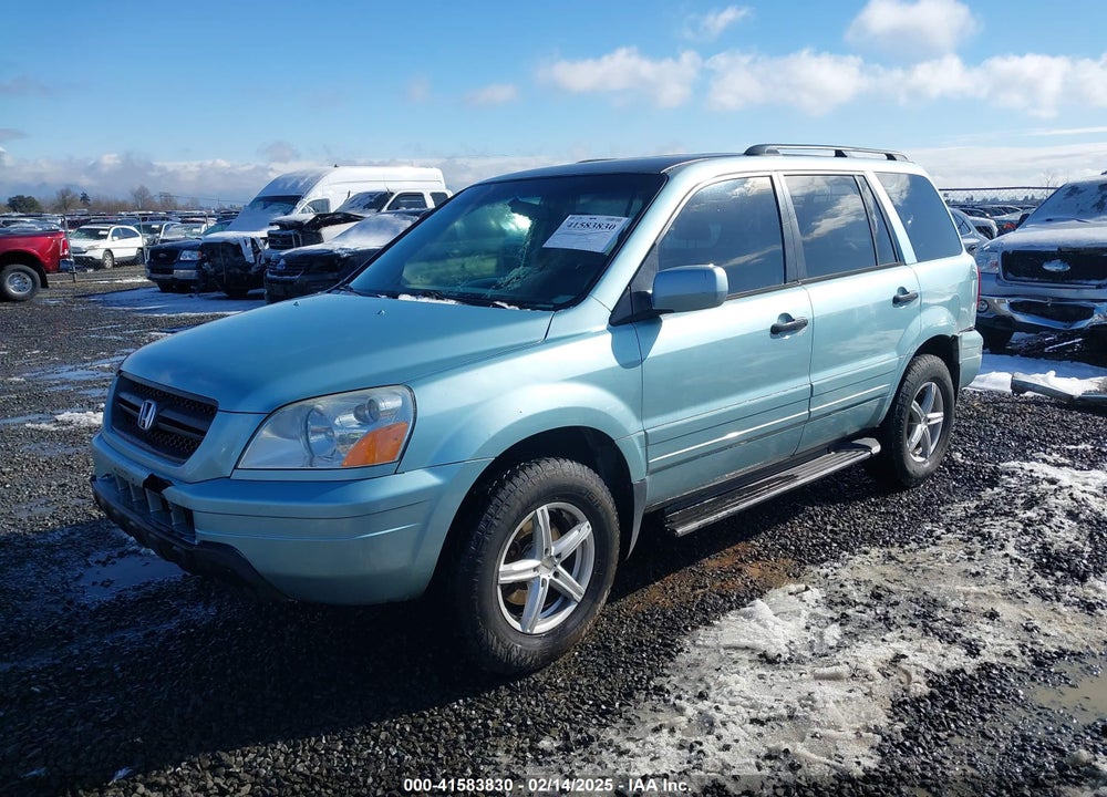 2003 HONDA PILOT EX VIN: 2HKYF18413H546456
