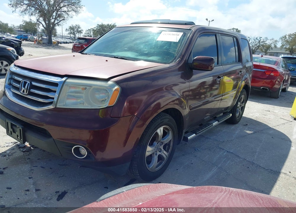 2012 HONDA PILOT EX-L VIN: 5FNYF3H54CB008014
