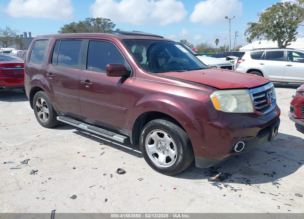 2012 HONDA PILOT EX-L VIN: 5FNYF3H54CB008014