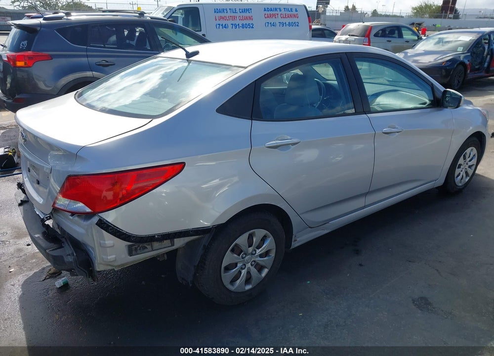 2017 HYUNDAI ACCENT VIN: KMHCT4AE1HU300541