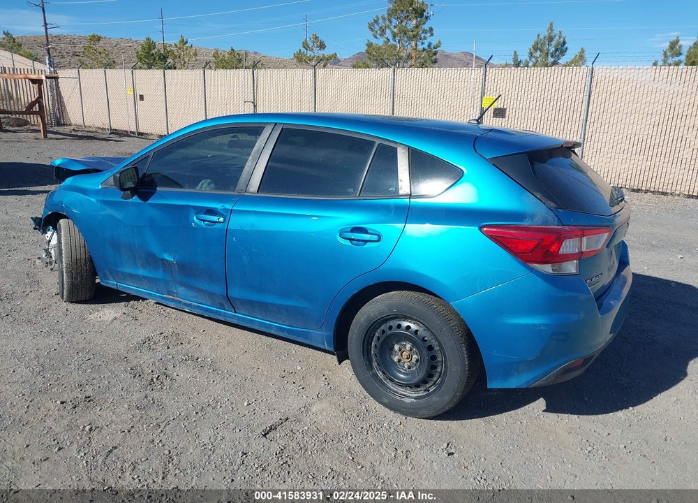 2019 SUBARU IMPREZA VIN: 4S3GTAA66K3703473