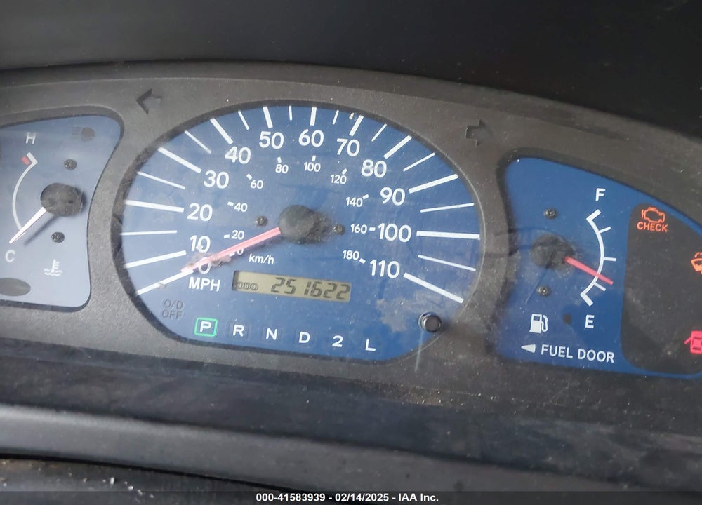 2001 TOYOTA SIENNA CE VIN: 4T3ZF19C31U372762