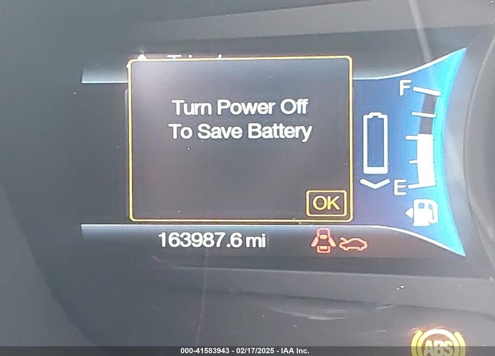2014 FORD FUSION ENERGI VIN: 3FA6P0PU3ER227663