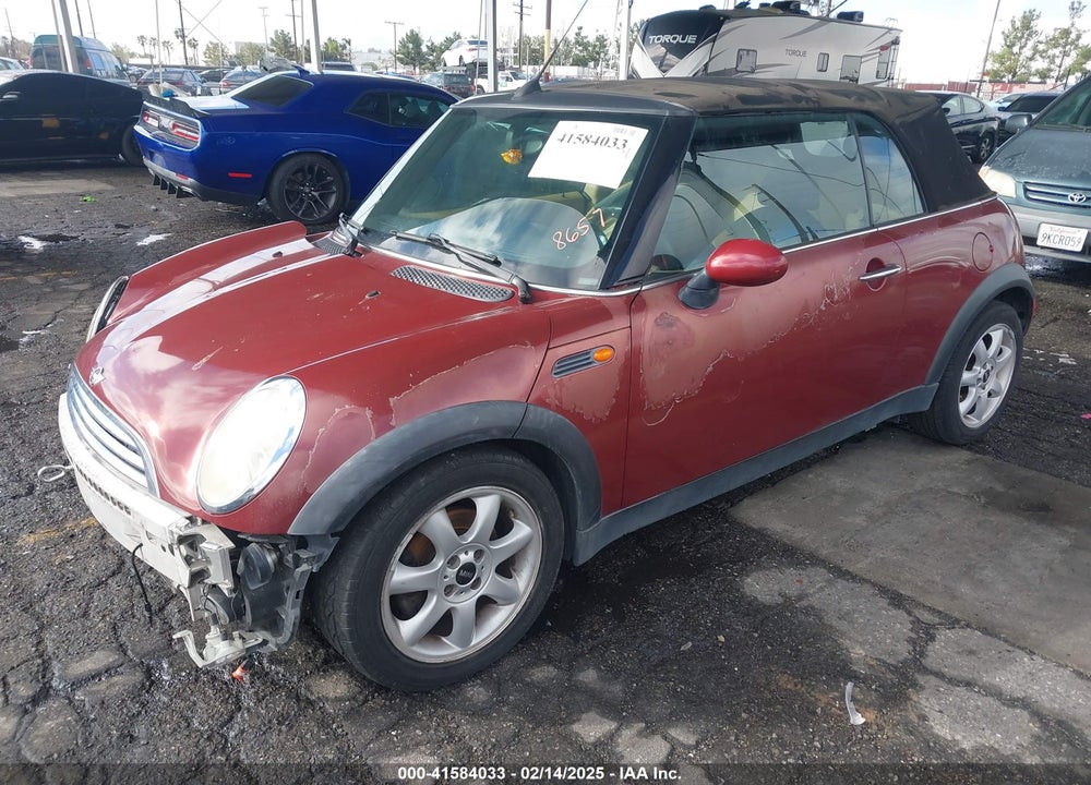 2008 MINI COOPER VIN: WMWRF33568TG18657