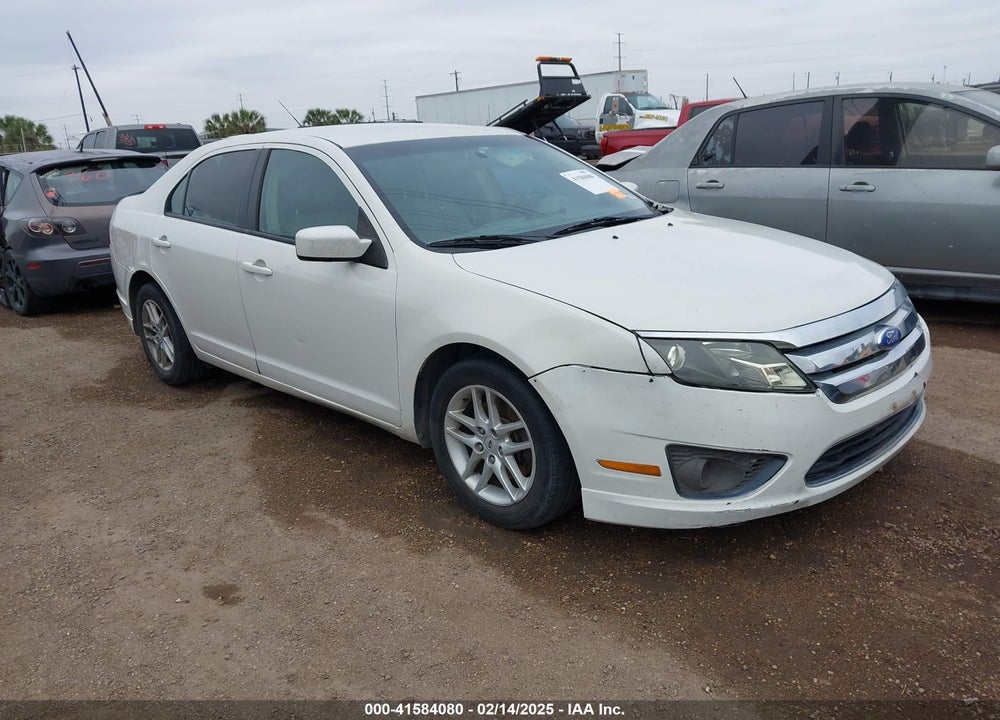 2012 FORD FUSION S VIN: 3FAHP0GA7CR222185