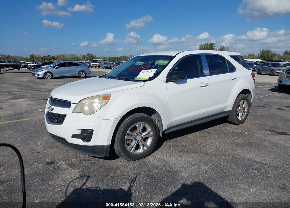 2012 CHEVROLET EQUINOX LS VIN: 2GNALBEK2C1188117