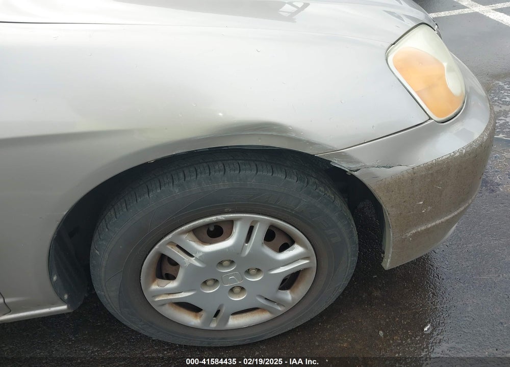 2001 HONDA CIVIC LX VIN: 1HGES15501L077334