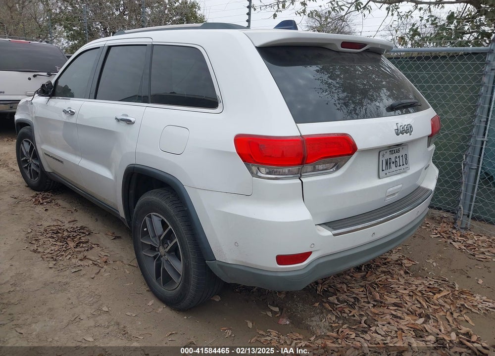 2018 JEEP GRAND CHEROKEE LIMITED 4X2 VIN: 1C4RJEBG2JC447456