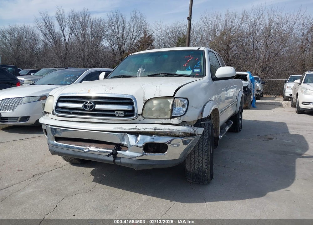 2000 TOYOTA TUNDRA LTD V8 VIN: 5TBBT4816YS084864