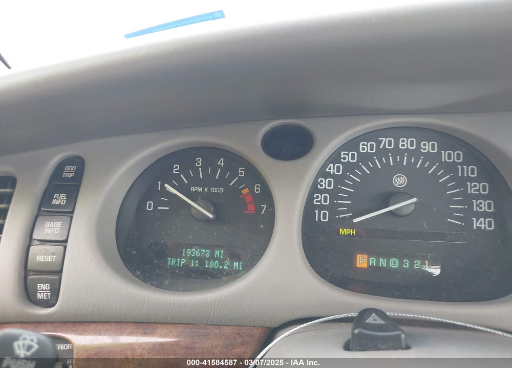 2003 BUICK LESABRE VIN: 1G4HR54K03U237162