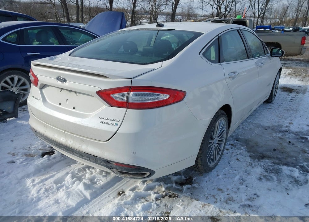 2013 FORD FUSION HYBRID VIN: 3FA6P0RU6DR277923
